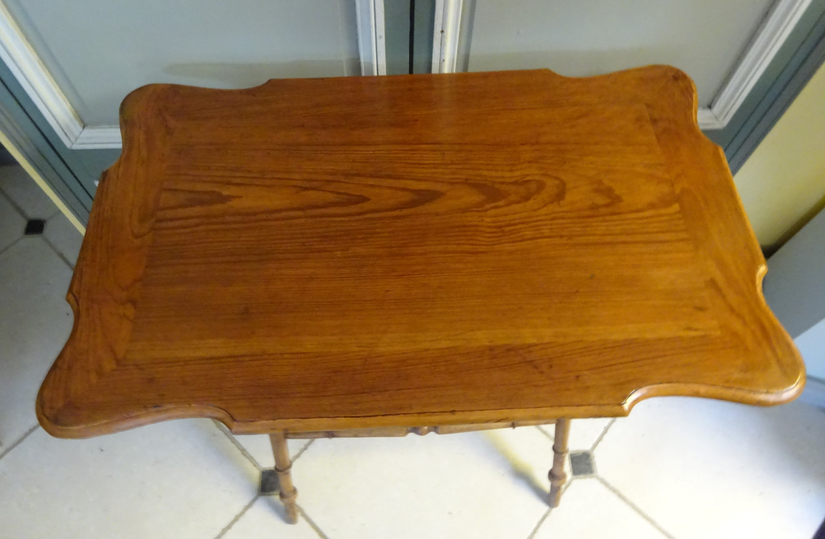 Petite table pliante fin XIX ème-photo-3