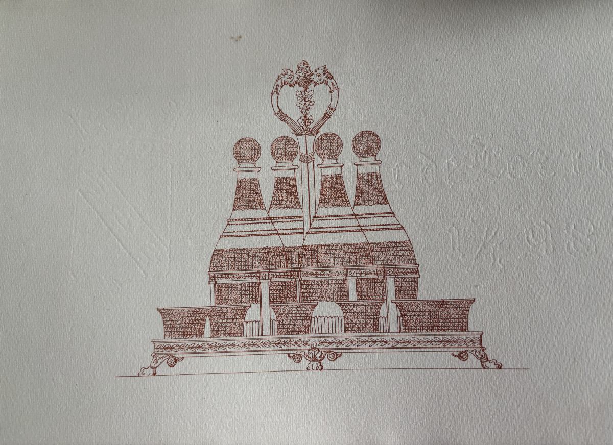 Beautiful Set Of 50 Engravings Depicting Empire-style Goldsmiths' And Silversmiths' Pieces.-photo-3