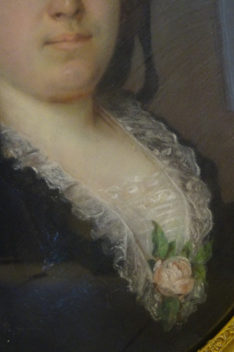 Portrait Of Woman, Pastel Napoleon III-photo-4