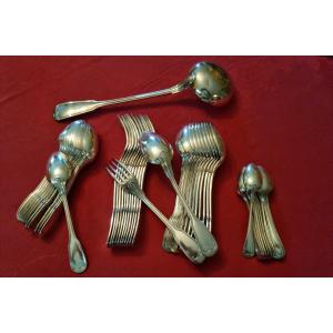 Small Silver Plated Cutlery Set Net Model