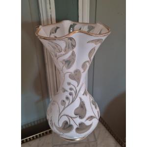 Vase En Overlay XIXème