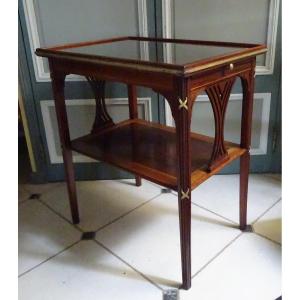 Mahogany Serving Table Or Tea Table 1900 Period