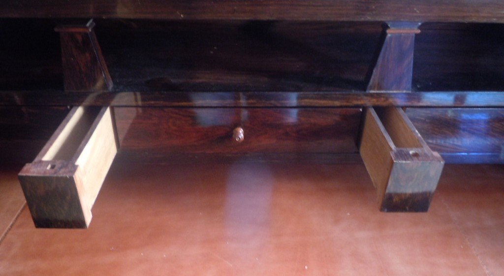 Cylinder Desk D Restoration Period In Rosewood-photo-4