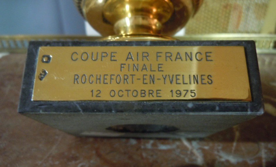 Coupe Trophee Air France En Vermeil-photo-2