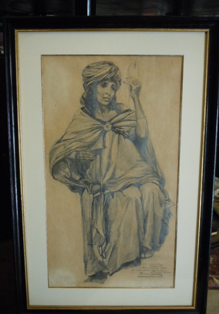 Yvonne Kleiss Herzig Orientalist Drawing-photo-2