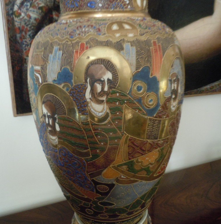 Pair Of Satsuma Vases-photo-7