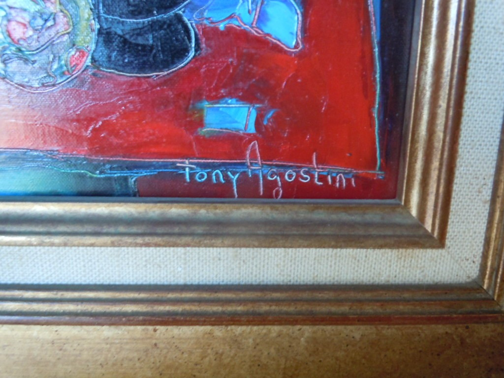 Huile sur toile Par Tony Agostini-photo-3