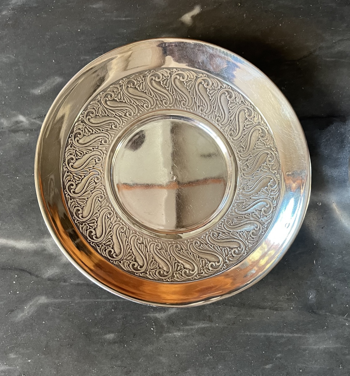Tasse a chocolat en argent massif -photo-4