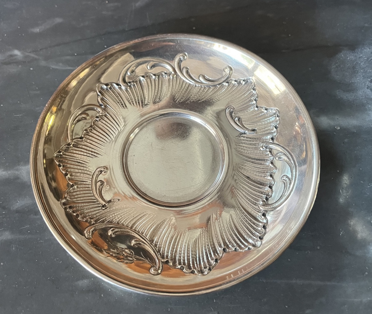 Tasse a chocolat en argent massif-photo-3