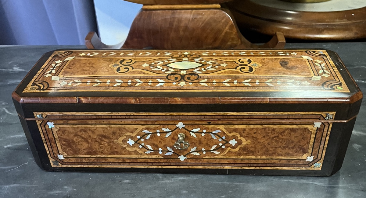 Napoleon III Glove Box Signed Leruth Paris-photo-2