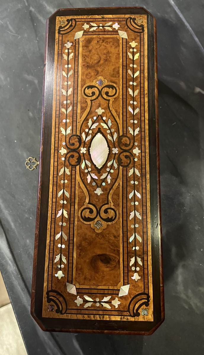 Napoleon III Glove Box Signed Leruth Paris-photo-4