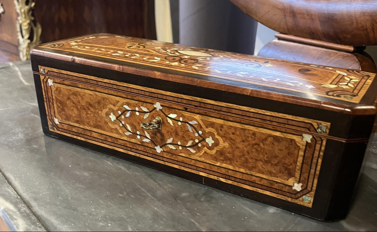 Napoleon III Glove Box Signed Leruth Paris-photo-1
