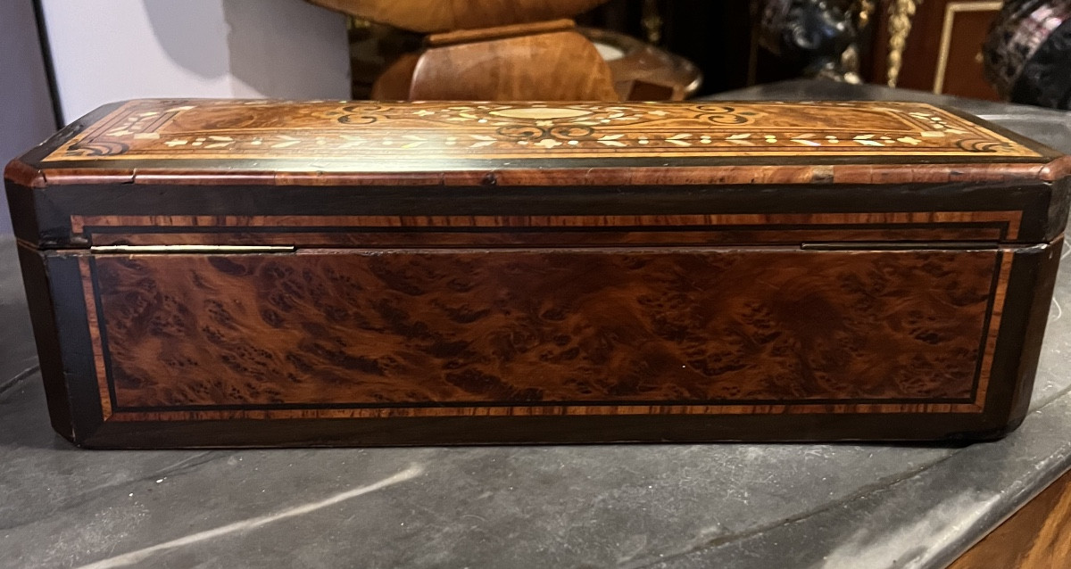 Napoleon III Glove Box Signed Leruth Paris-photo-2