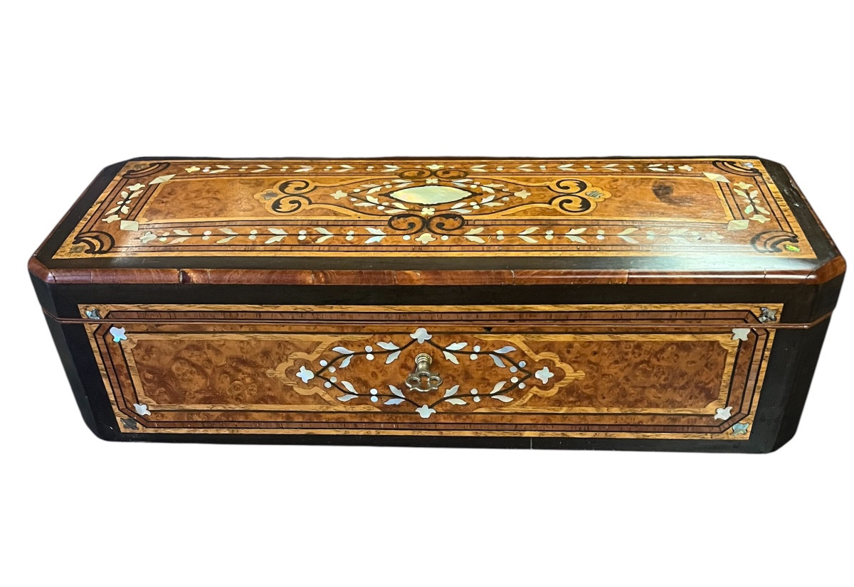 Napoleon III Glove Box Signed Leruth Paris