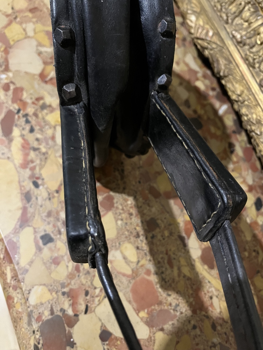 Nécessaire de cheminée Jacques Adnet-photo-4