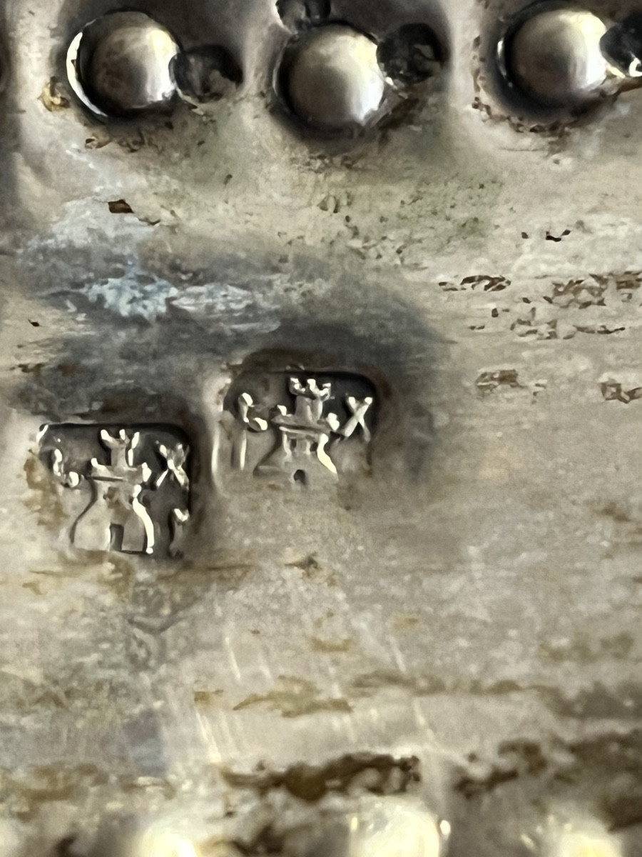 Plateau en argent massif Castille Léon 18eme siecle-photo-3