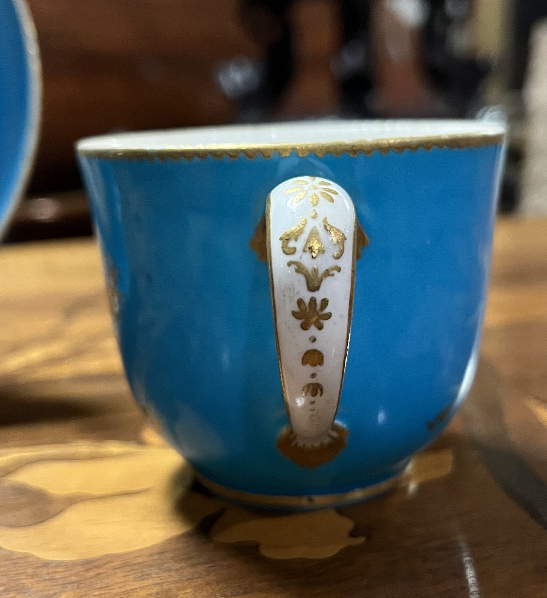 18th-century Sèvres Porcelain Cup And Saucer-photo-8
