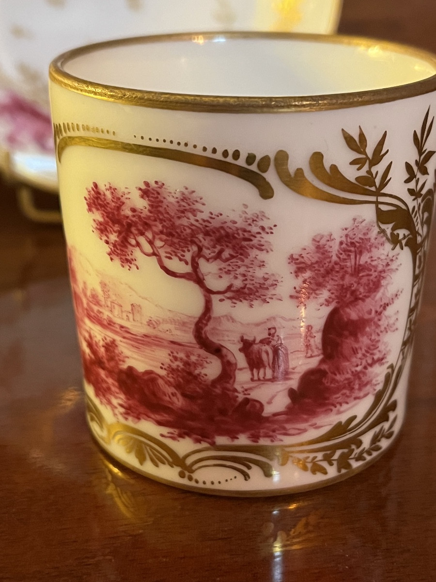 Tasse en porcelaine de Frankenthal 18eme-photo-1