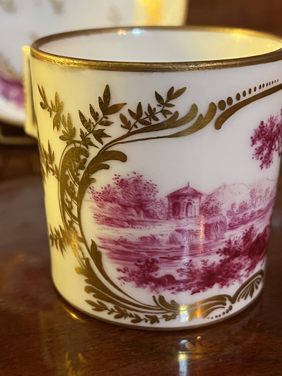 Tasse en porcelaine de Frankenthal 18eme-photo-3