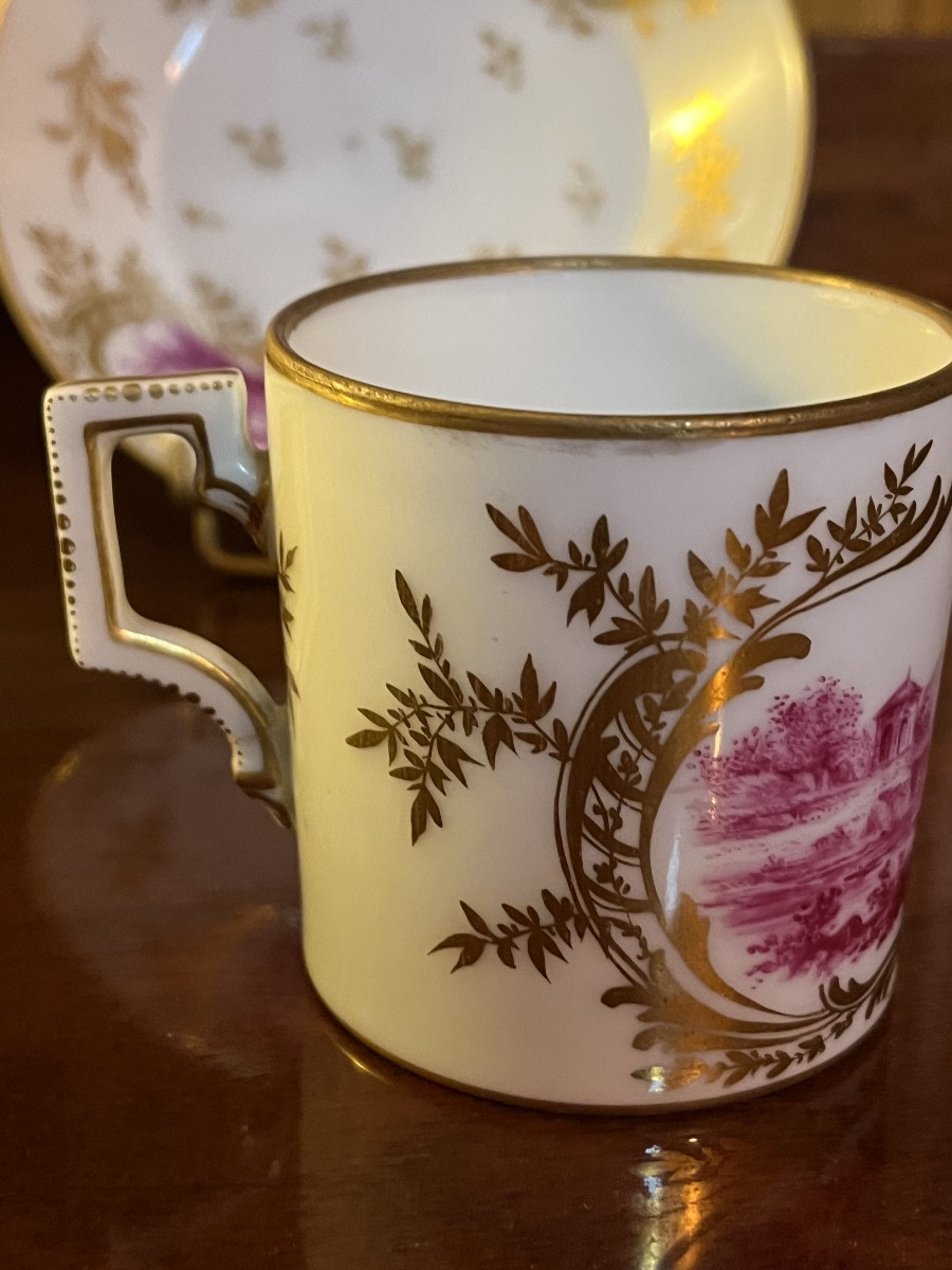 Tasse en porcelaine de Frankenthal 18eme-photo-4