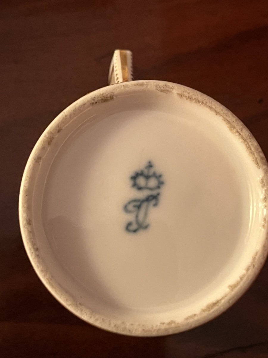 Tasse en porcelaine de Frankenthal 18eme-photo-6