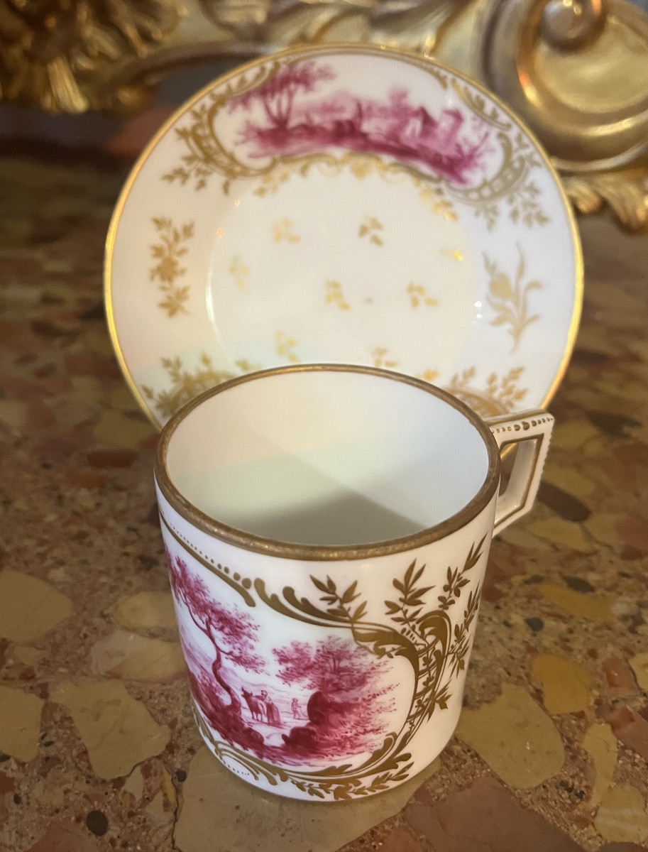 Tasse en porcelaine de Frankenthal 18eme
