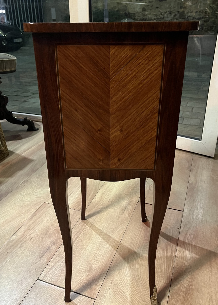 19th Century Marquetry Chiffonier Table -photo-3