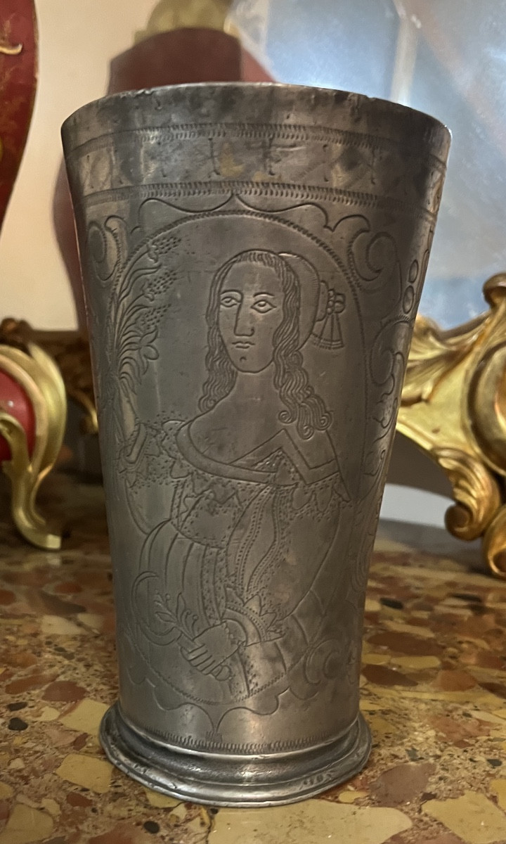 Gobelet en étain Pays-Bas 18eme