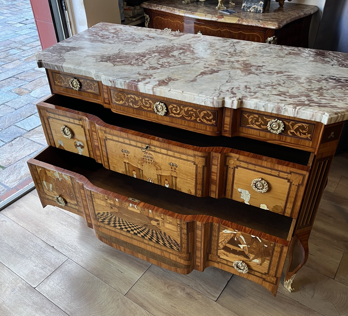 Transitional Style Chest Of Drawers -photo-3