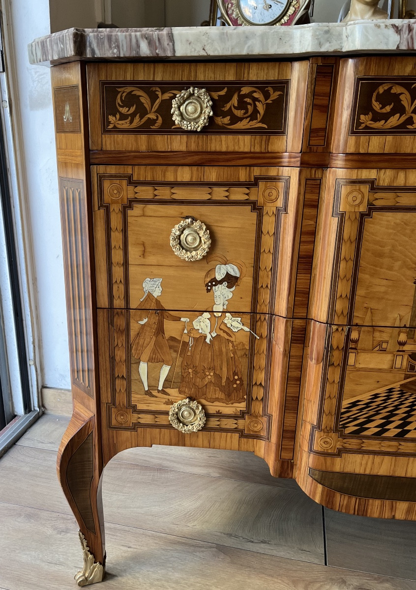 Transitional Style Chest Of Drawers -photo-4