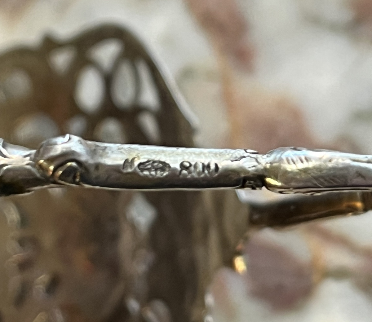Mignardise Tongs In Sterling Silver-photo-1