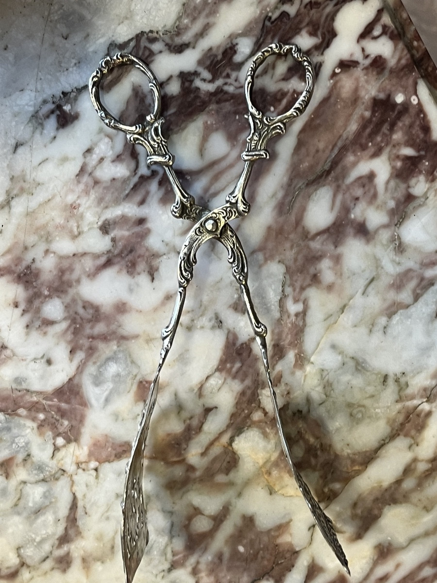 Mignardise Tongs In Sterling Silver-photo-2