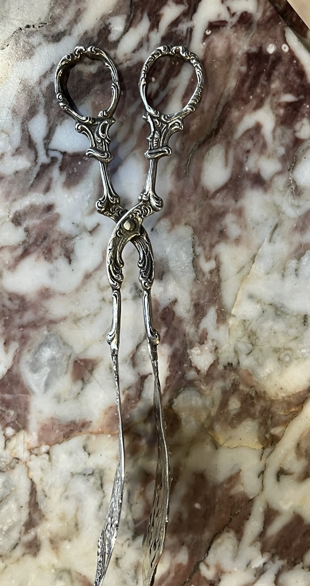Mignardise Tongs In Sterling Silver-photo-3