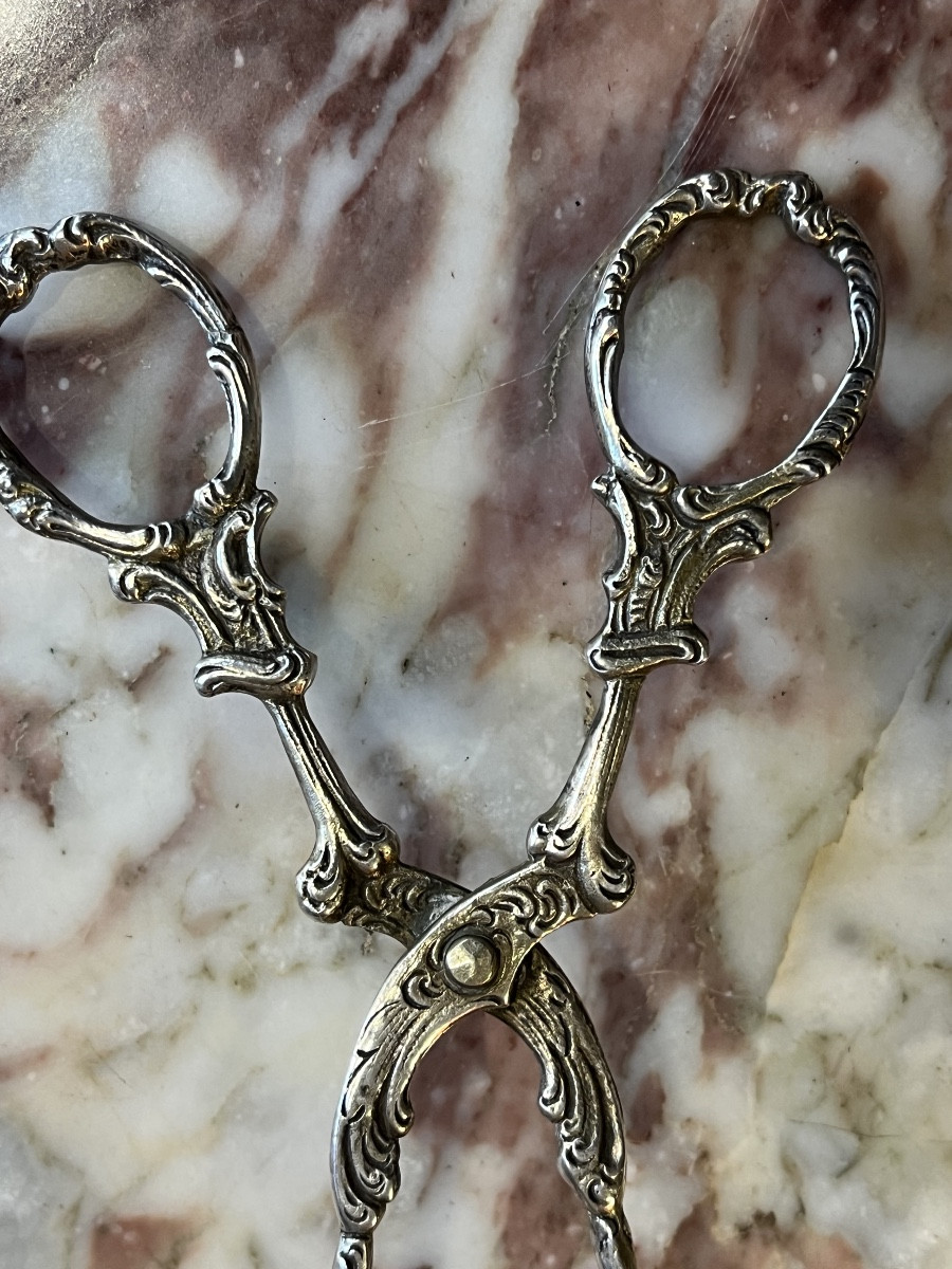 Mignardise Tongs In Sterling Silver-photo-4