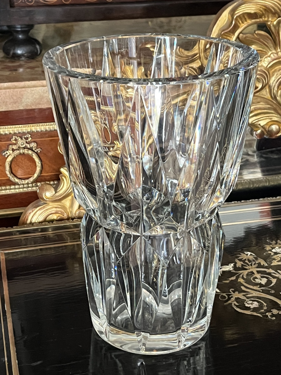 Vase en cristal de saint Louis modèle Camaret-photo-2