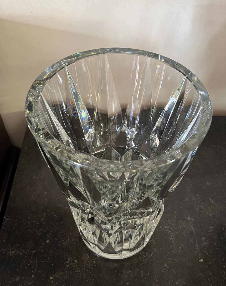 Vase en cristal de saint Louis modèle Camaret-photo-4