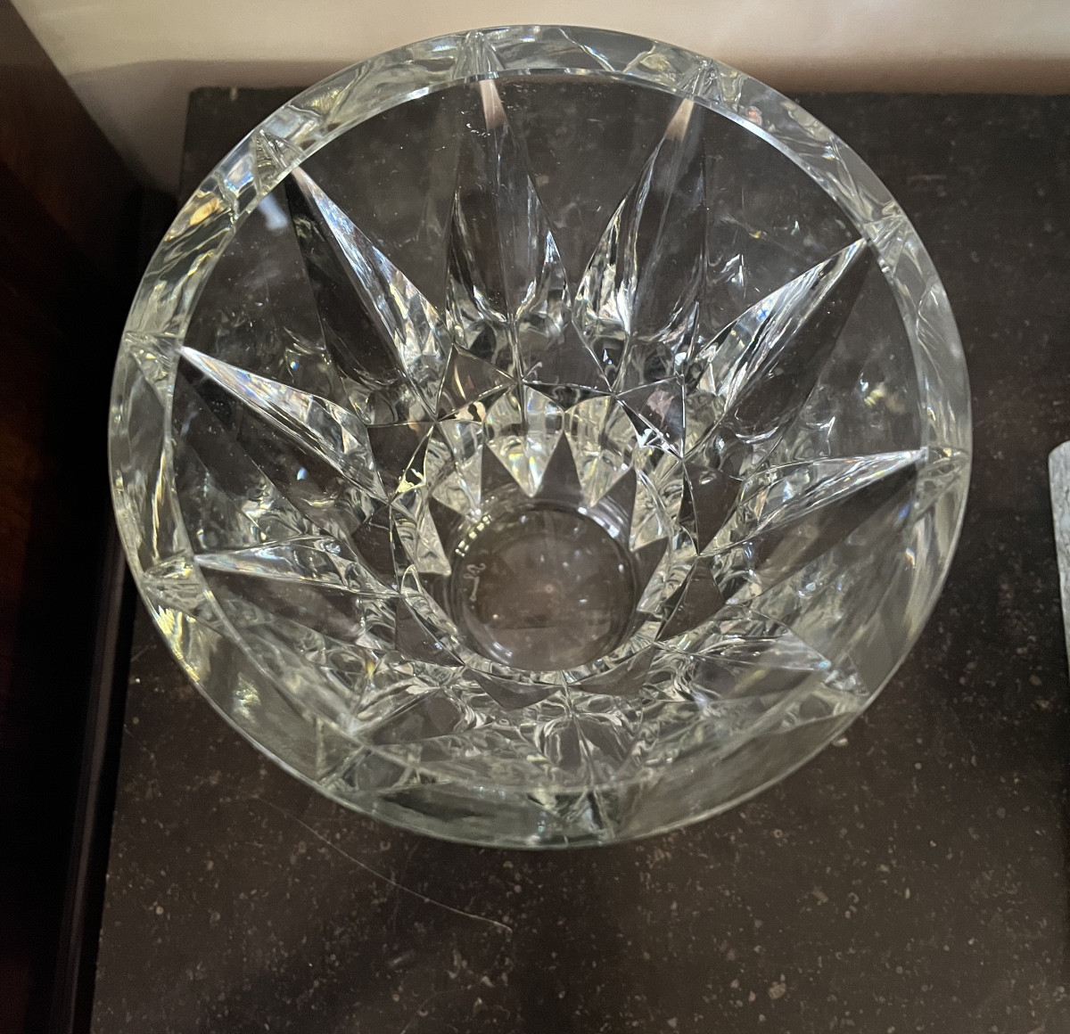 Vase en cristal de saint Louis modèle Camaret-photo-3