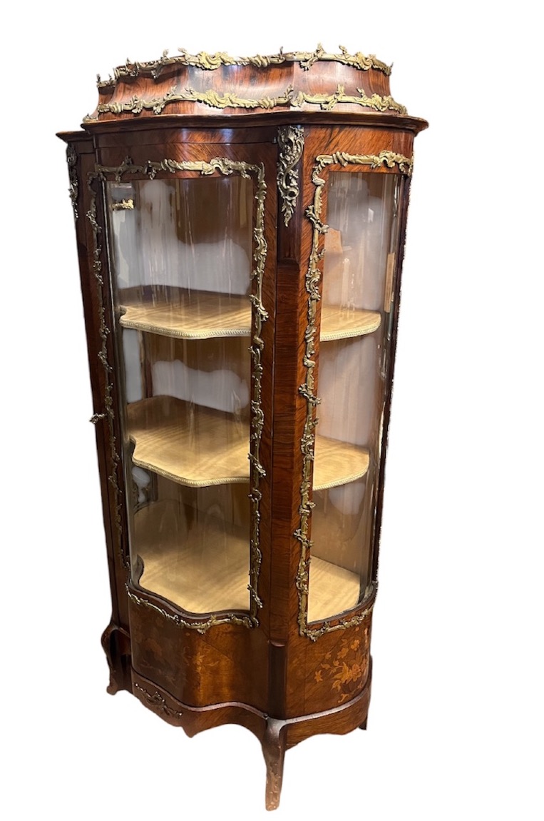 Napoleon III Inlaid Display Case-photo-2