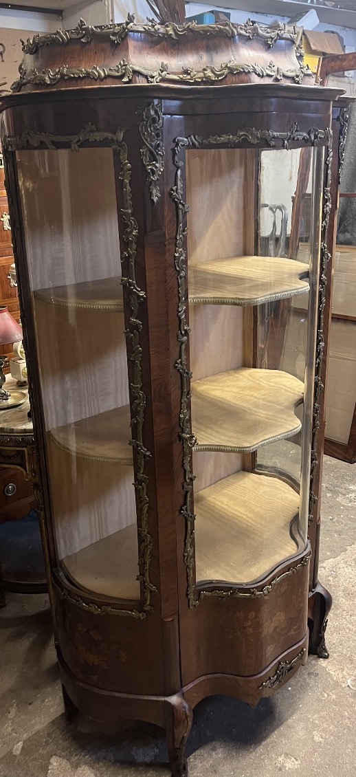 Napoleon III Inlaid Display Case-photo-2