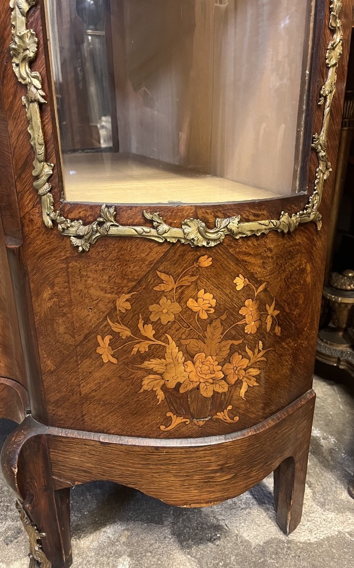 Napoleon III Inlaid Display Case-photo-4