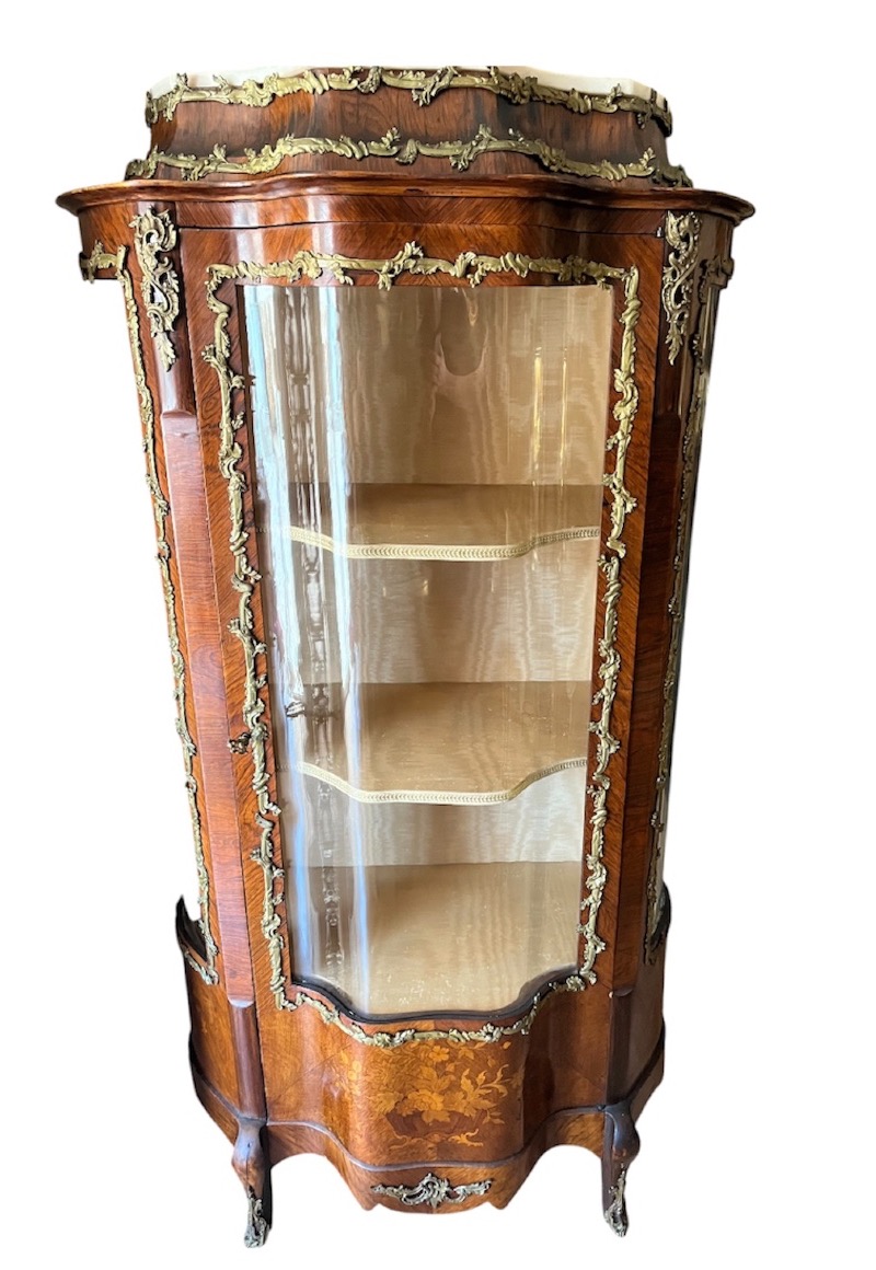 Napoleon III Inlaid Display Case