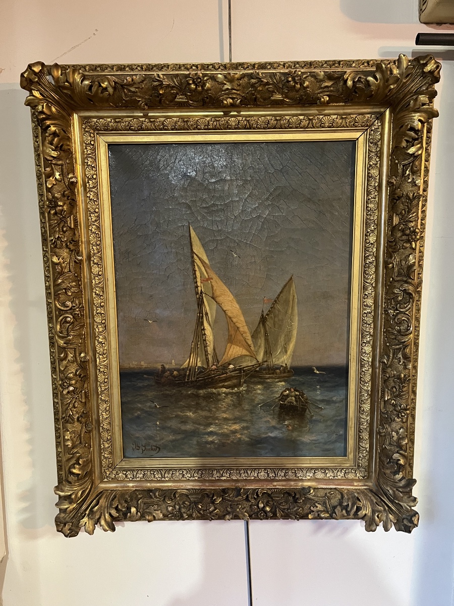 Oil On Canvas By Joseph Suchet-photo-3