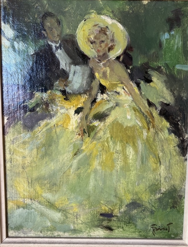 Oil On Panel By Pierre Grisot-photo-2