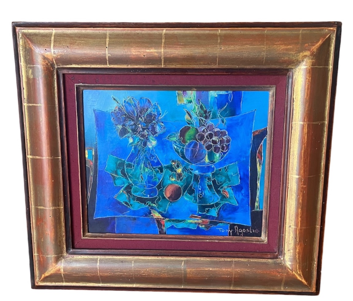 Oil On Canvas, Signed By Tony Agostini