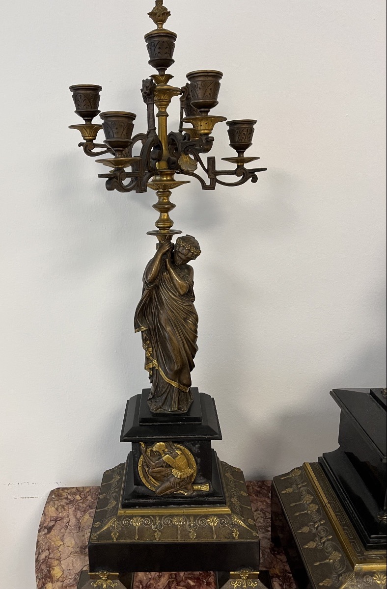 Garniture de cheminée Napoléon iii-photo-1