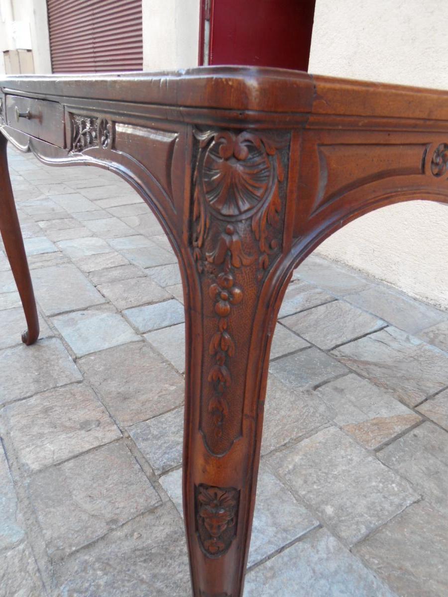 Table Desk And Games Louis XV Epoque 18th Century-photo-3