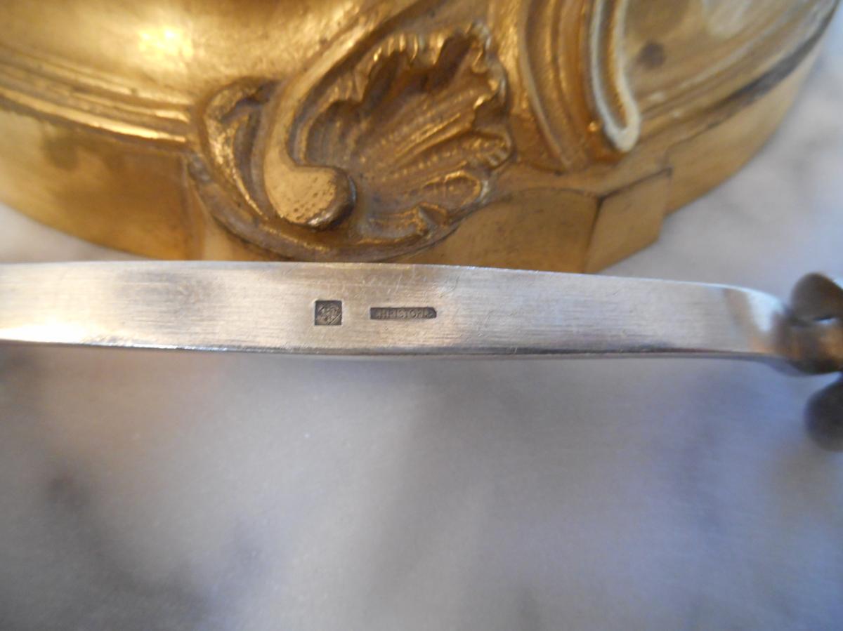 12 Portes Couteaux Christofle En Metal Argente-photo-2