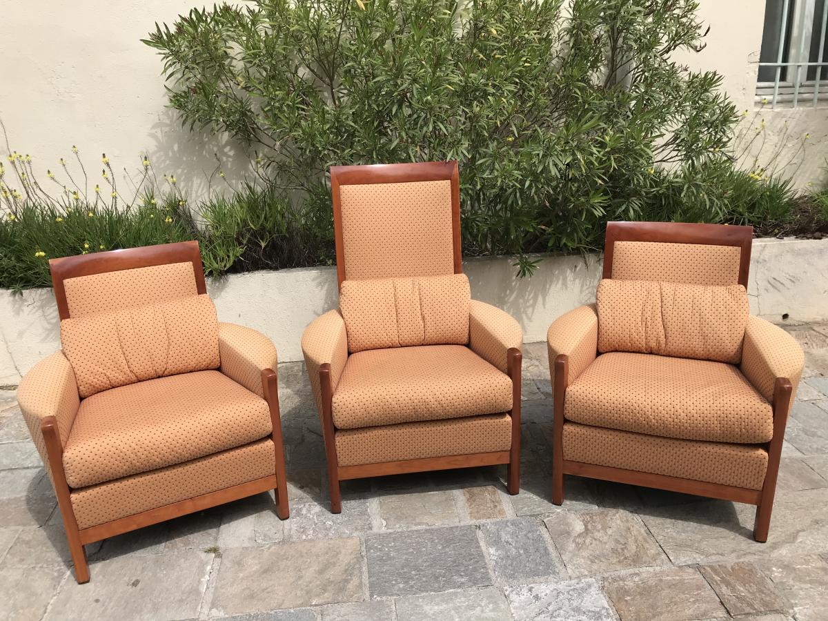 Fauteuils d'Umberto Asnago Par Giorgetti
