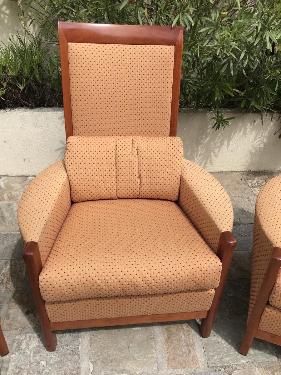 Fauteuils d'Umberto Asnago Par Giorgetti-photo-4