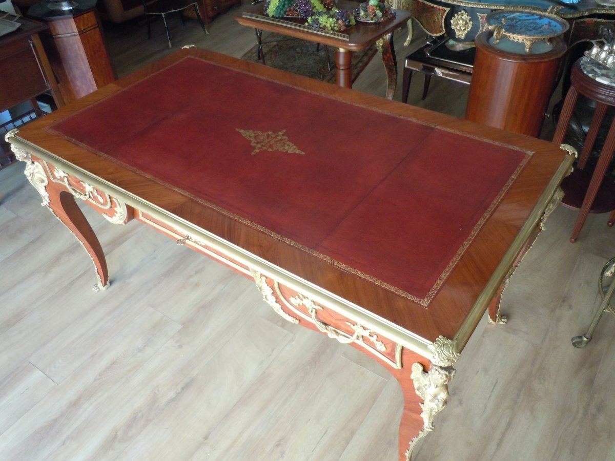 Bureau Plat Napoleon III-photo-4